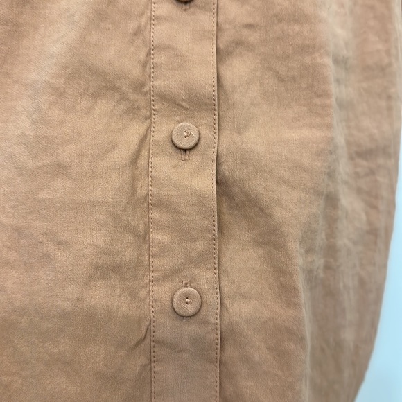 Theory Stretch Linen Dress in Pink Melon size XS - Picture 8 of 12